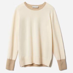 Everlane | The Cashmere Crew | Rose Water / Camel